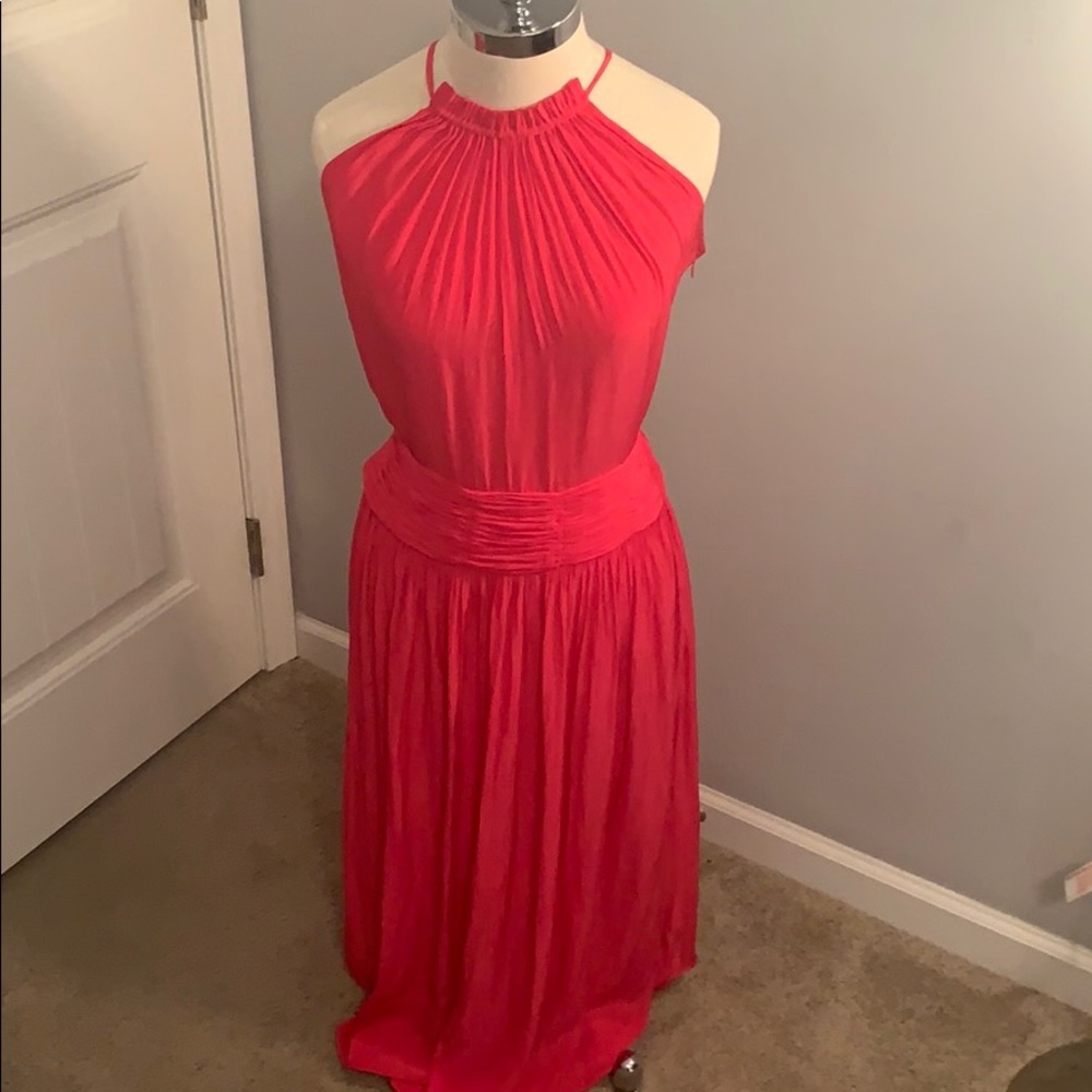 Ramy Brook Scarlet Halter Maxi Dress